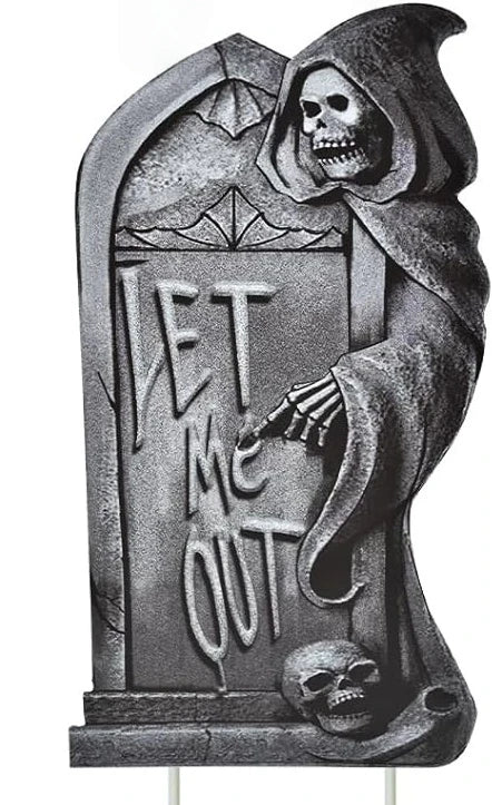 Skeleton Tombstone Yard Signs