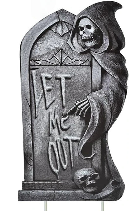 Skeleton Tombstone Yard Signs