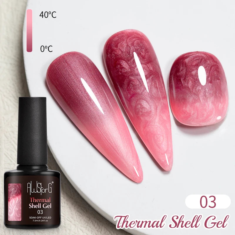 Pink Cat Eye Gel Polish