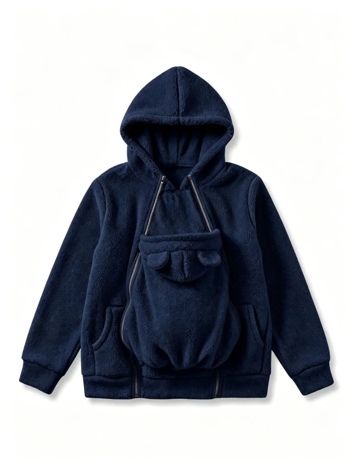 Fleece Zip Hooded Jacket