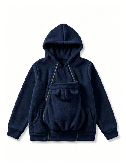 Fleece Zip Hooded Jacket