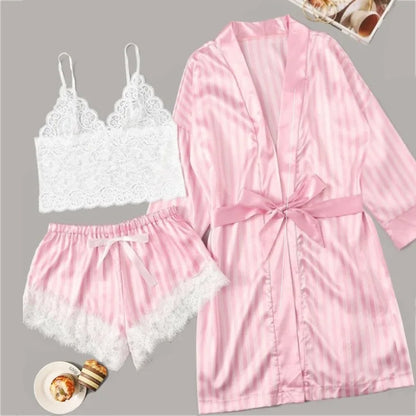 Satin Robe Set