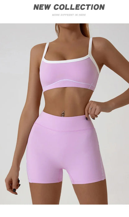 Yoga Sports Bra Color Clashing
