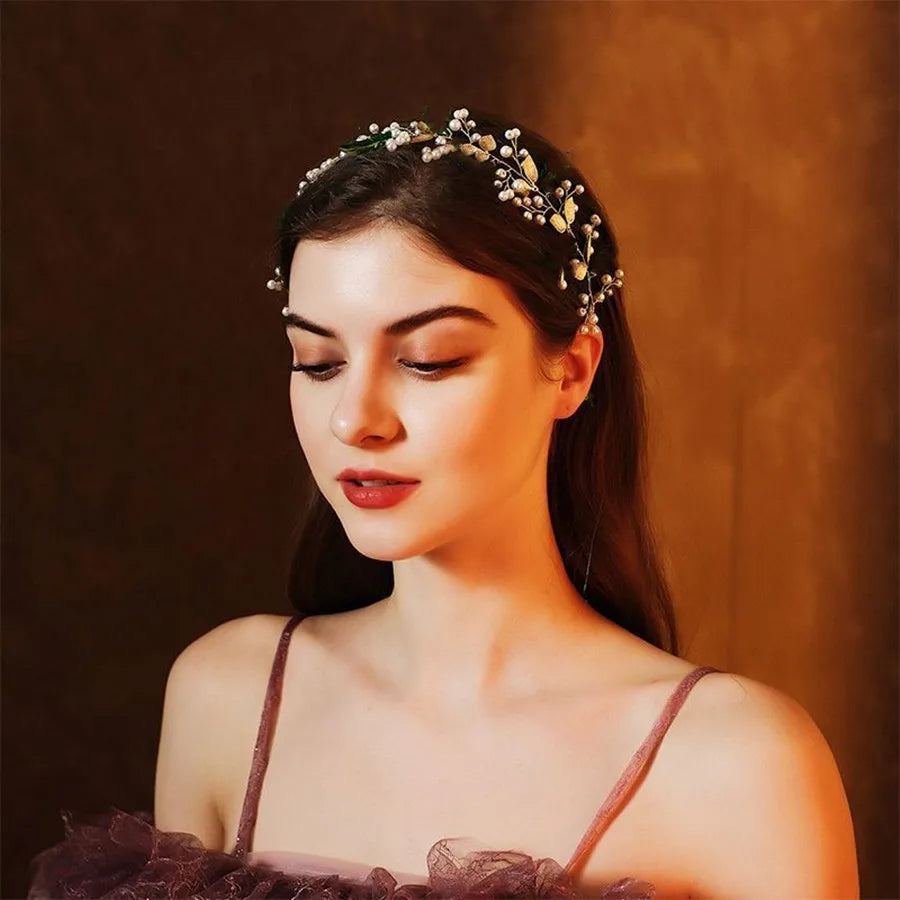 Pearl Ribbon Headband