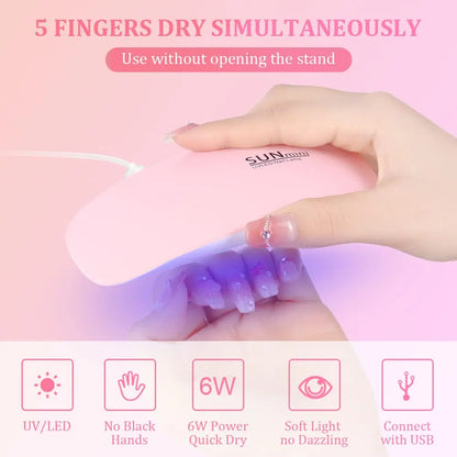 Mini USB LED Nail Lamp