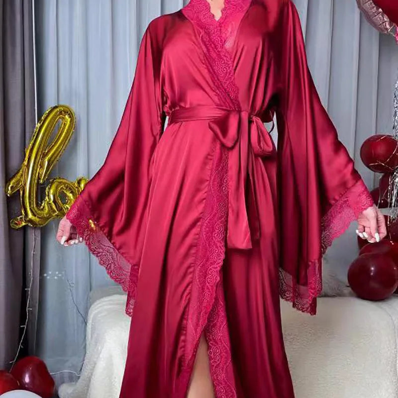 Luxury Satin Floor Robe