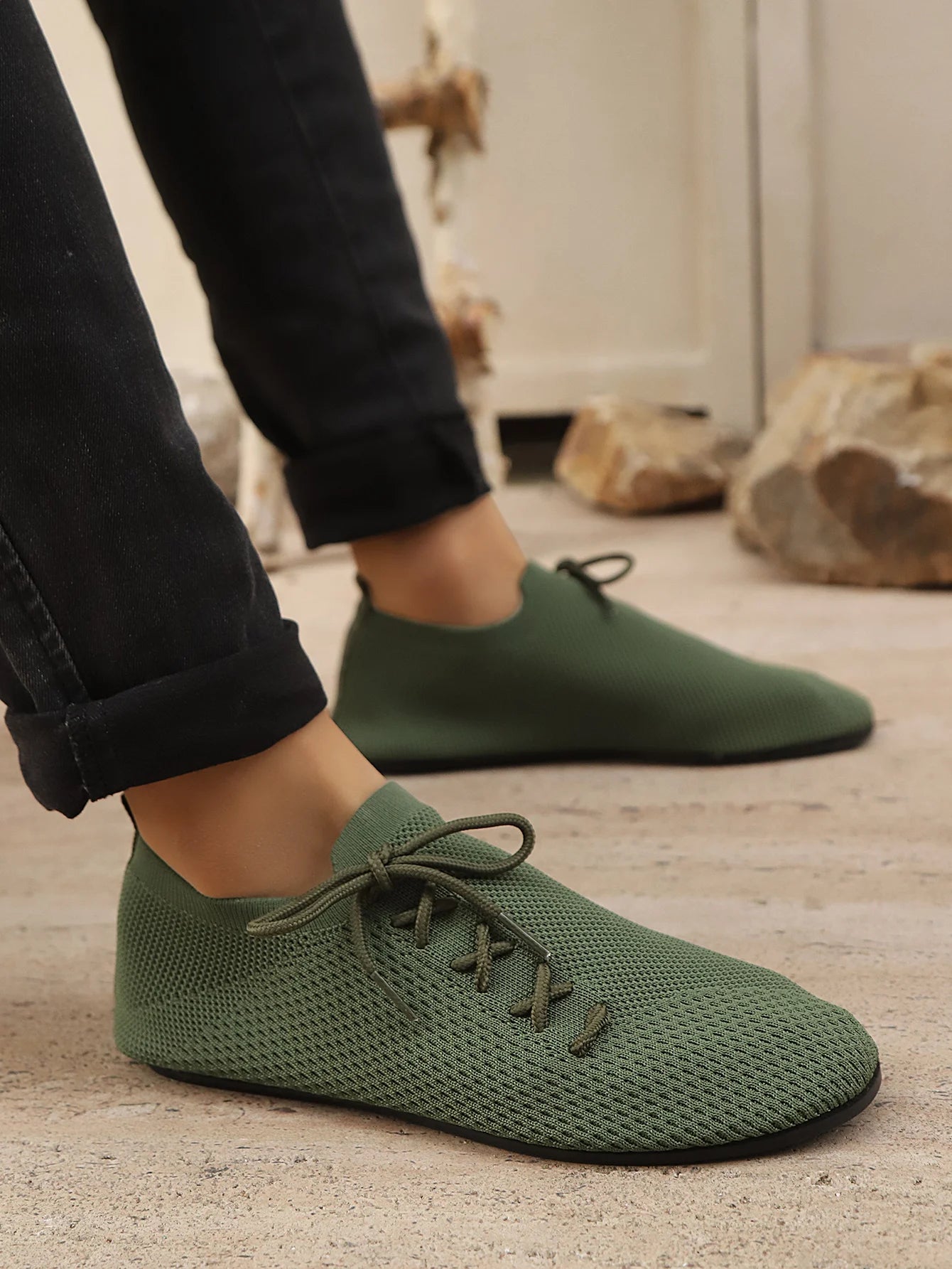 Mesh Anti-Slip Driving Loafers