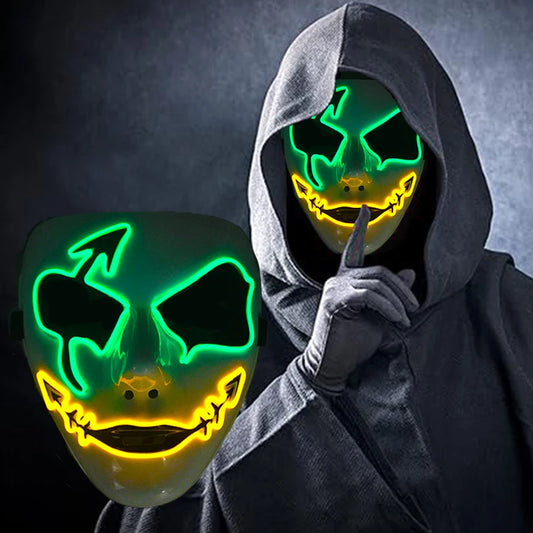 Glowing EL Wire Party Mask