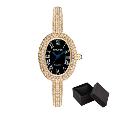 Oval Roman Watch