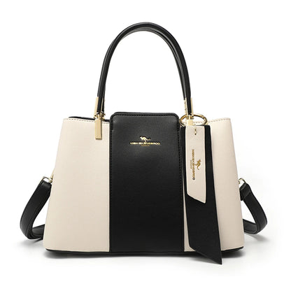 Microfiber Leather Crossbody Tote