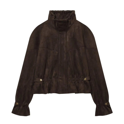 Solid Zip-Up Jacket