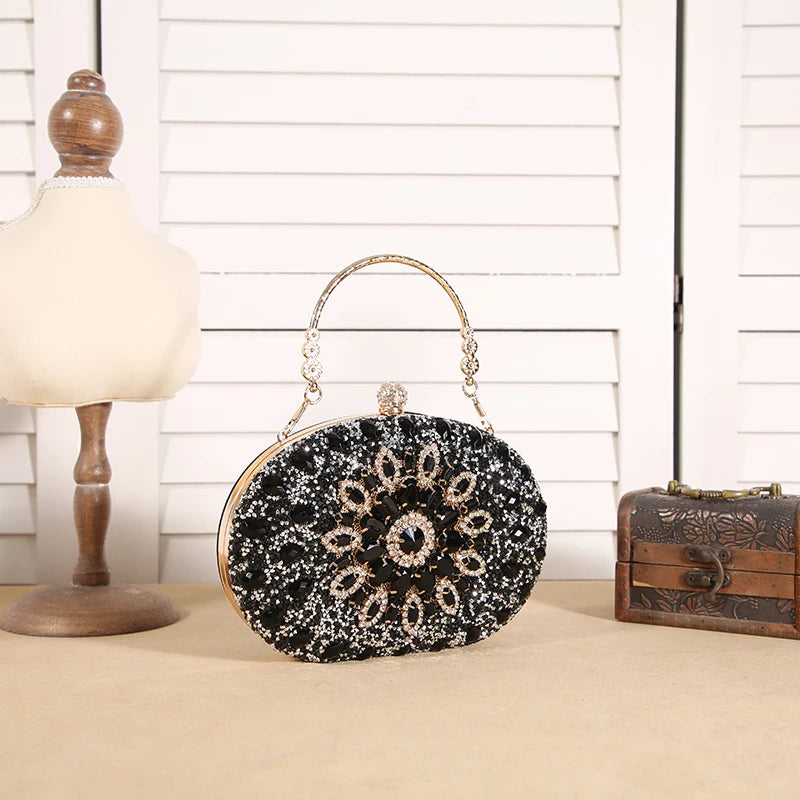 Sunflower Diamond Dinner Bag