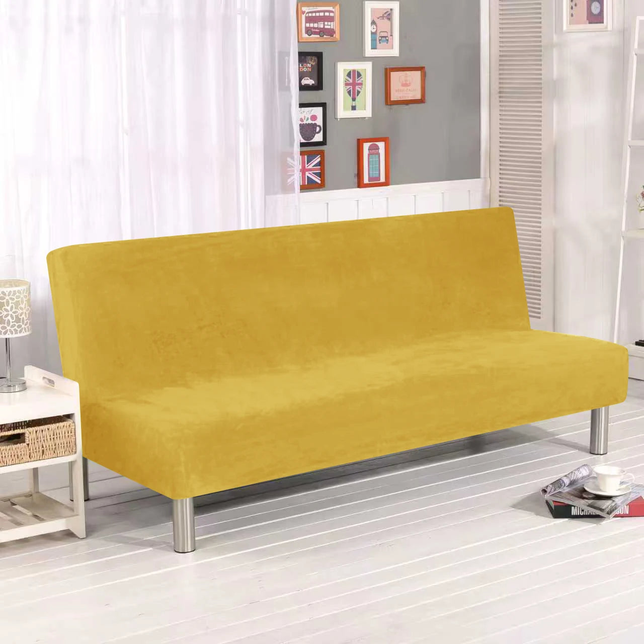 Velvet Sofa Bed Cover