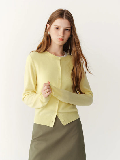 Wool V-Neck Cardigan