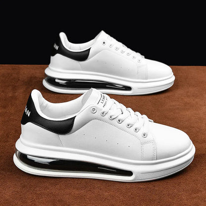 Solid Microfiber Racing Trainers