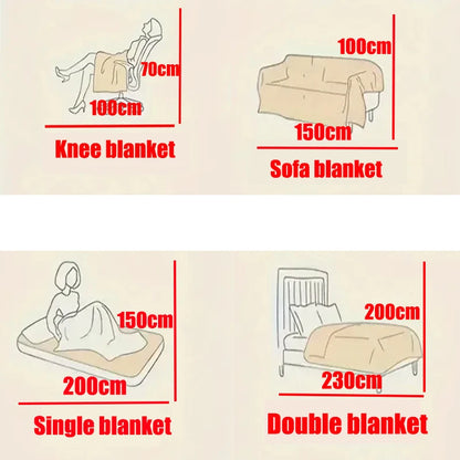 Soft Rabbit Velvet Blanket