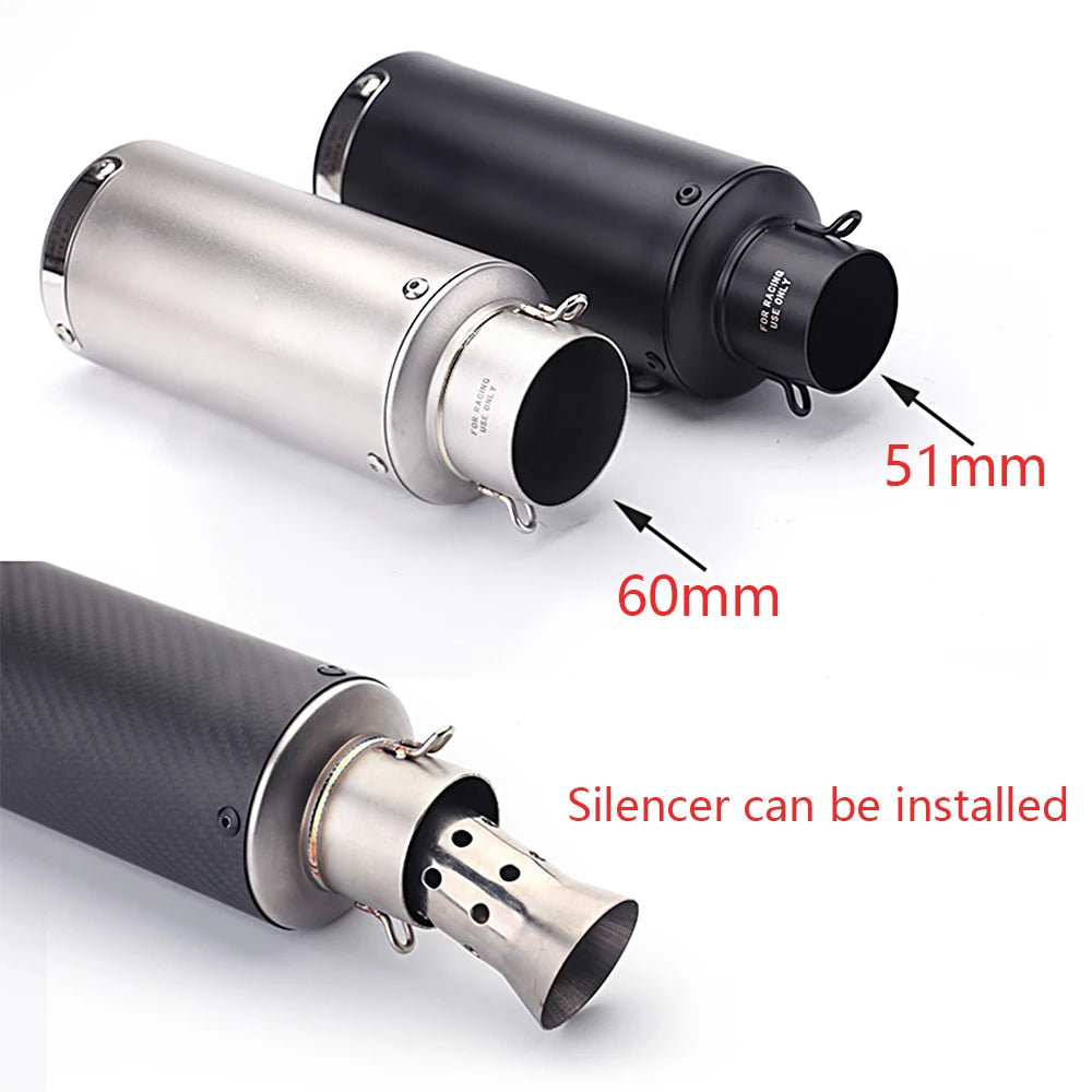 Universal 51mm GP-Project Racing Exhaust Muffler