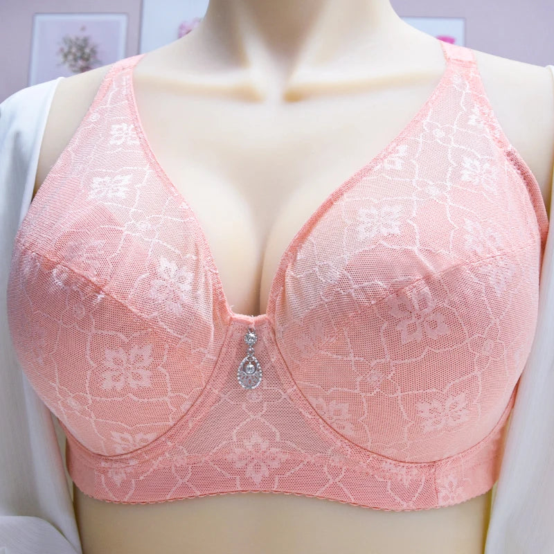 Floral Push Up Plus Bra
