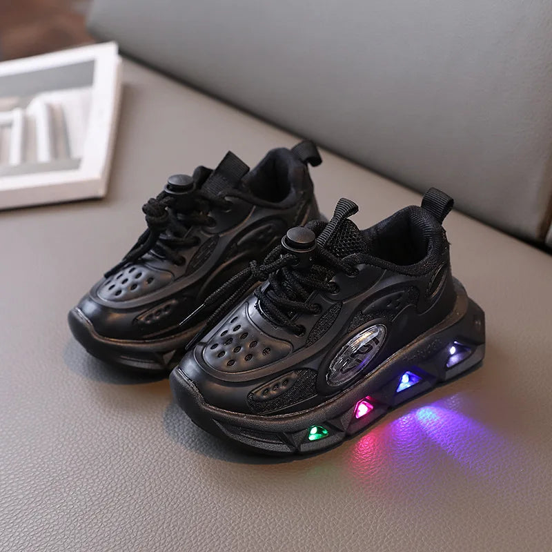 Elastic-Band Luminous Sneakers