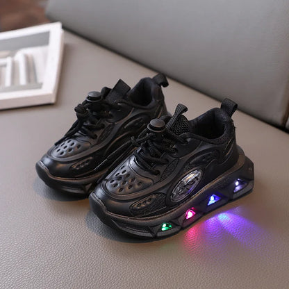 Elastic-Band Luminous Sneakers