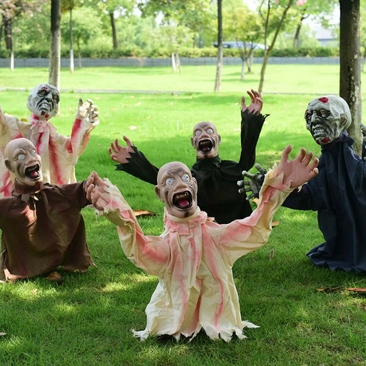 Creepy Zombie Lawn Stake