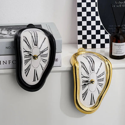 Melting Distorted Wall Clocks