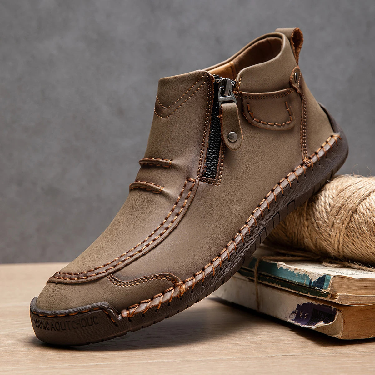Handmade Leather Ankle Boots