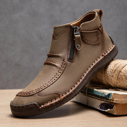 Handmade Leather Ankle Boots