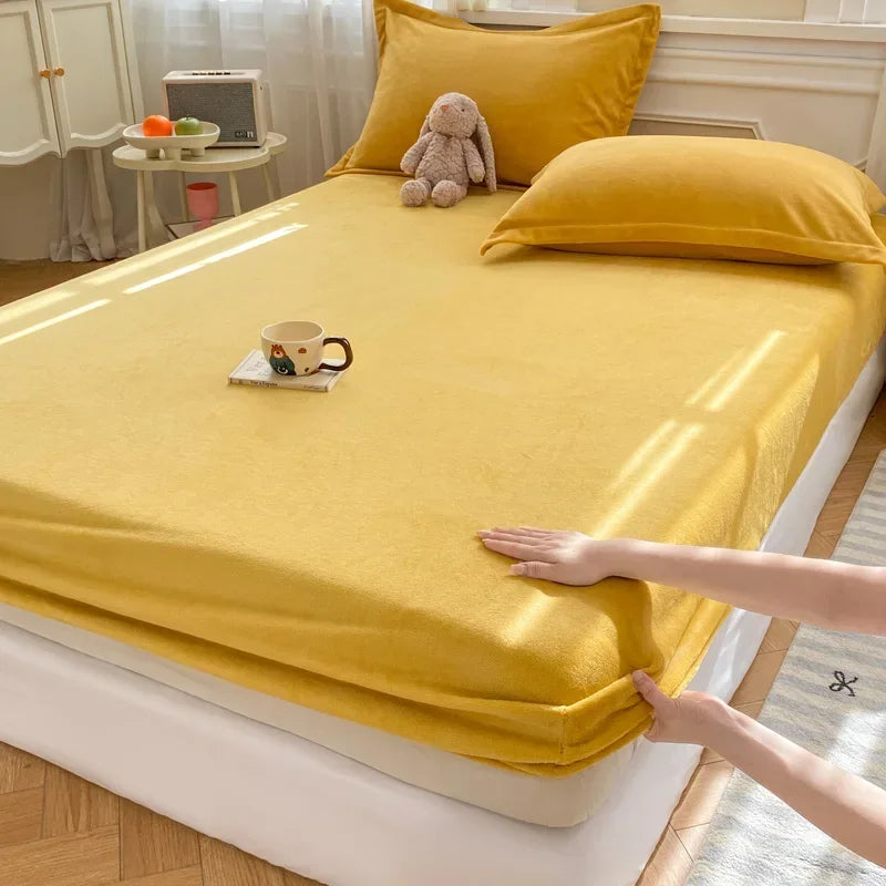 Flannel Fitted Bed Sheet