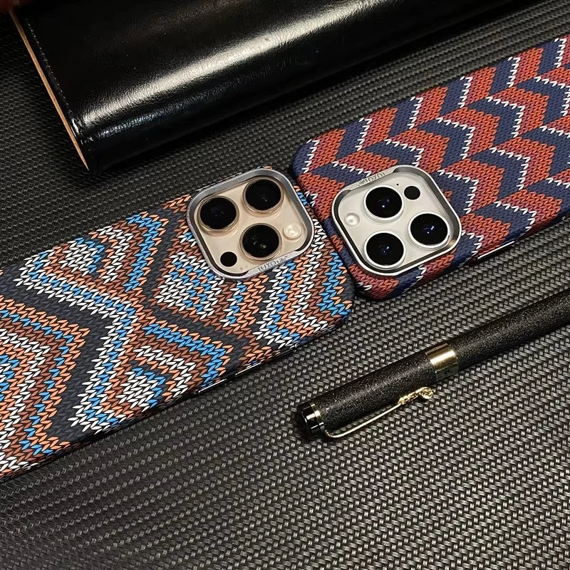 Carbon Fiber Grid Case for iPhone 17 Pro Max | 17 Pro | 16 Pro Max | 16 Pro | 15 Pro Max | 15 Pro