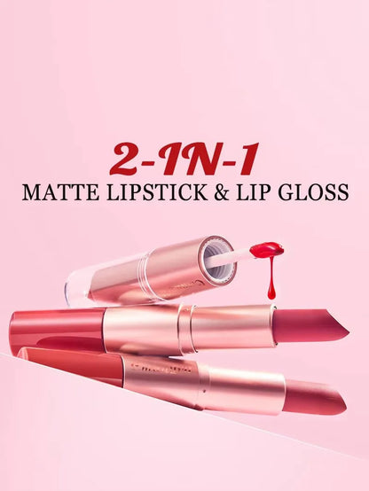 Waterproof Double Head Lipstick Set