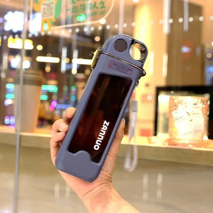 Lockable Lid Sports Water Bottle