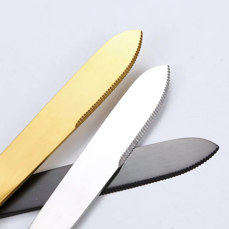 Stainless Steel Western Solid Cutlery Set