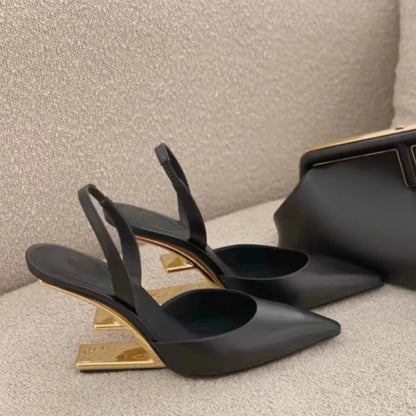 Pointed PU Pumps