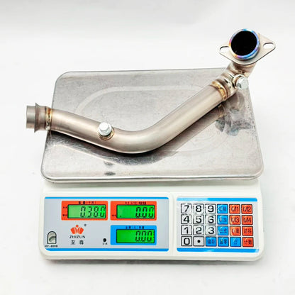 Zontes 368 Series Titanium Exhaust Header Link Pipe