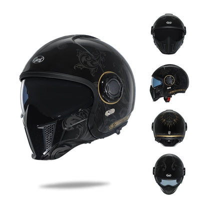 CYRIL Double-Lens Modular Open-Face Helmet
