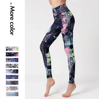 Cloud Hide Floral Push-Up Leggings
