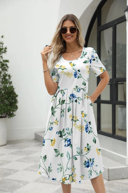 Chic Printed Summer Dress