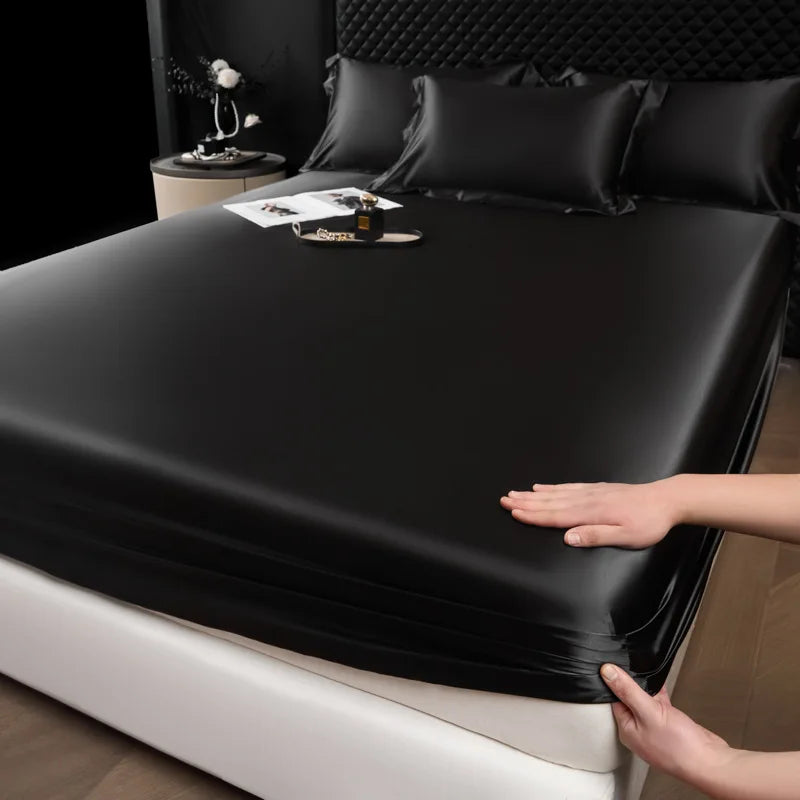 3-Piece Luxury Mulberry Silk Bed Sheet Set