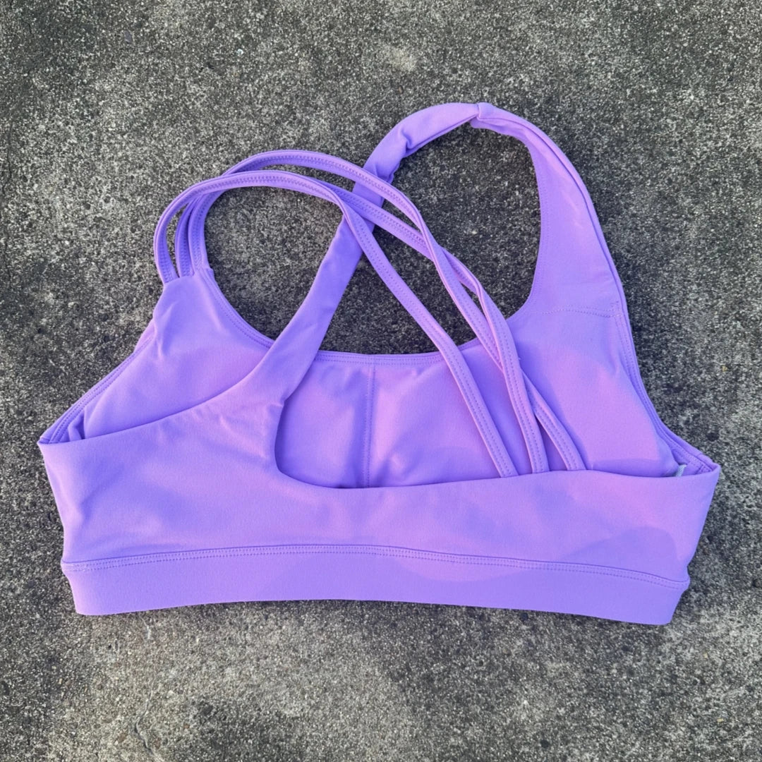 Solid Color Cross Back Fitness