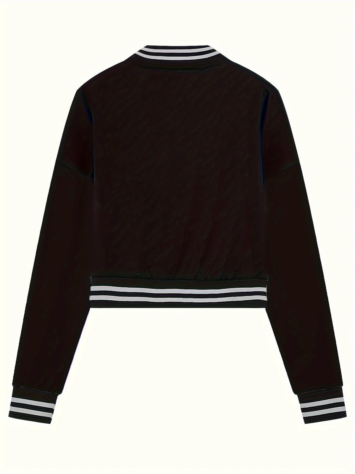 Single-Breasted Baseball Jacket
