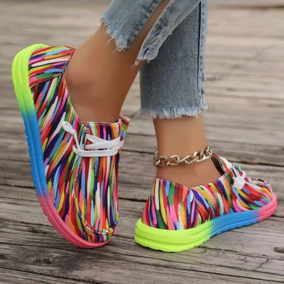 Rainbow Canvas Sneakers