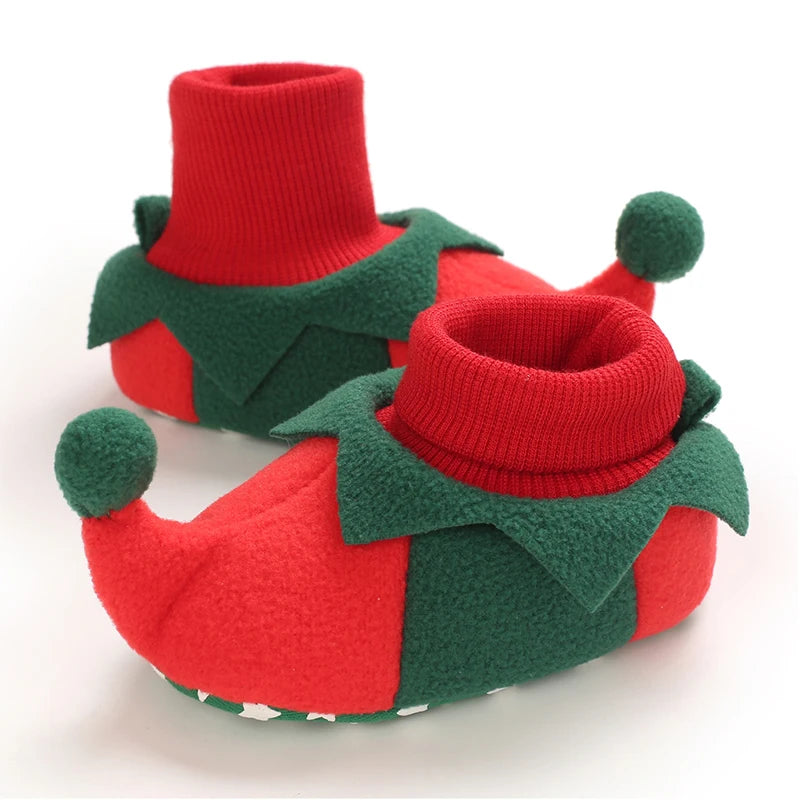 Cartoon Warm Baby Walking Shoes