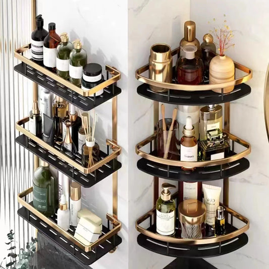 No-Drill Corner Shelf