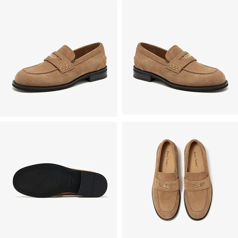 Beautoday Suede Penny Loafers