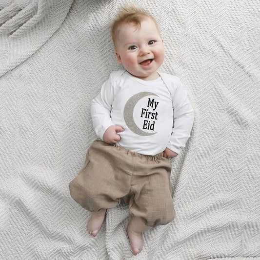 First Eid Long-Sleeve Bodysuit