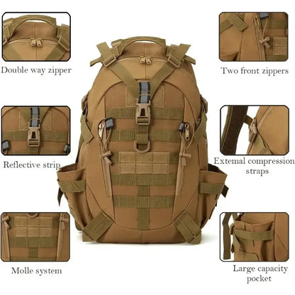 40L Tactical Camping Backpack