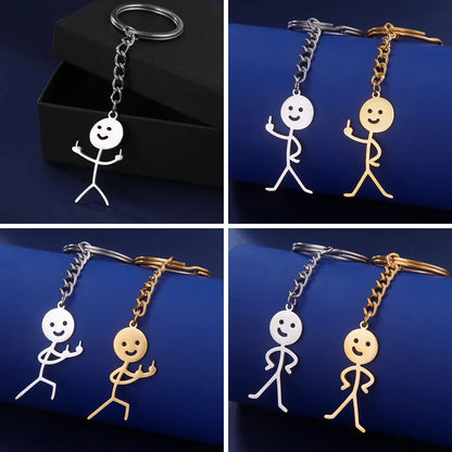 Teamer Funny Middle Finger Stickman