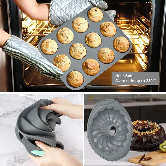 Silicone Pan Set Bread Muffin