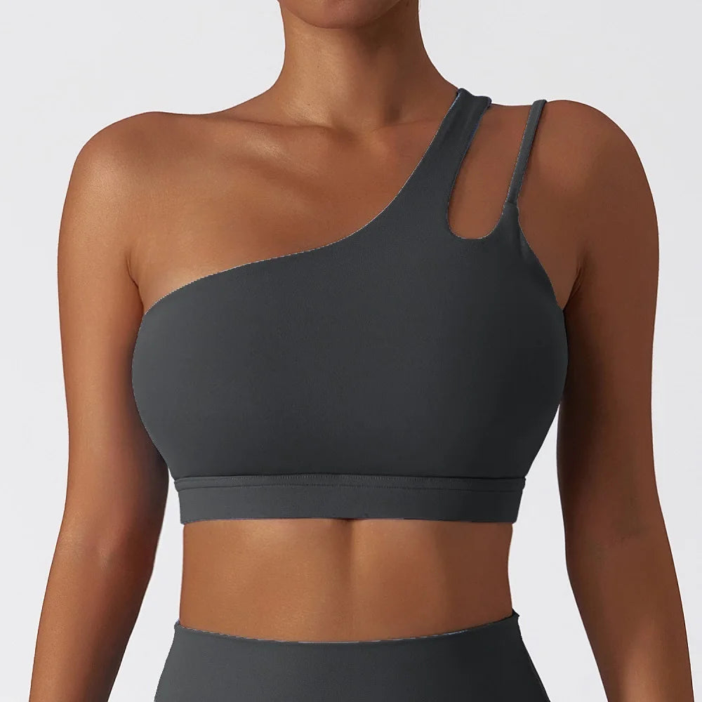 Cloud Hide One-Shoulder Bra